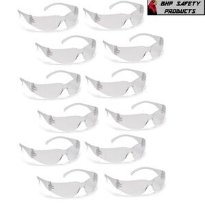 New…PYRAMEX INTRUDER S4110S Safety Glasses ( Lot of 12)